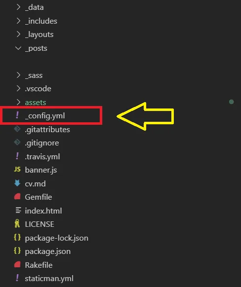 _config.yml marked in the file list